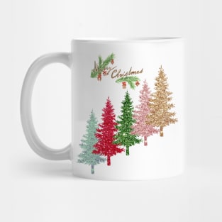 merry Christmas Trees Mug